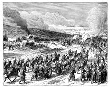 The Prussians storming the redoubts of Duppel, 18 April 1864, (late 19th century)