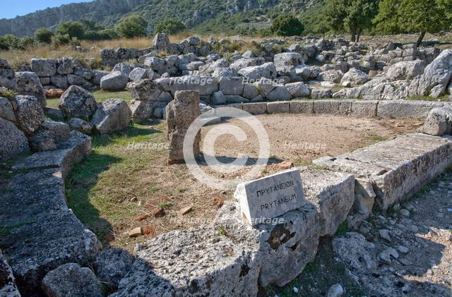 The Prytaneion at Kassope, Greece. Creator: Samuel Magal.