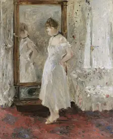 The Psyche mirror, 1876. Creator: Berthe Morisot