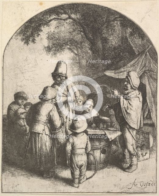 The Quack, 1610-85. Creator: Adriaen van Ostade.