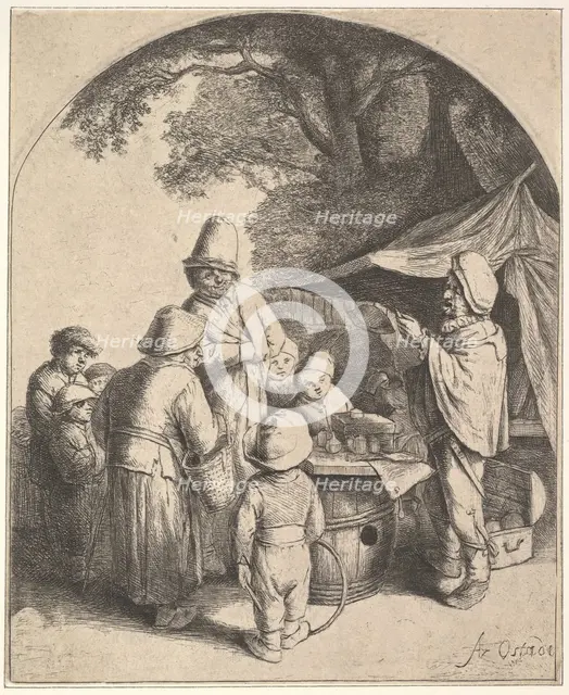 The Quack, 1610-85. Creator: Adriaen van Ostade.