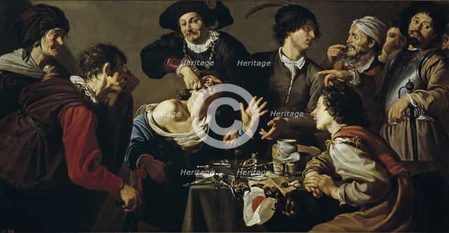 The quacksalver, 1620-1625. Artist: Rombouts, Theodor (1597-1637)