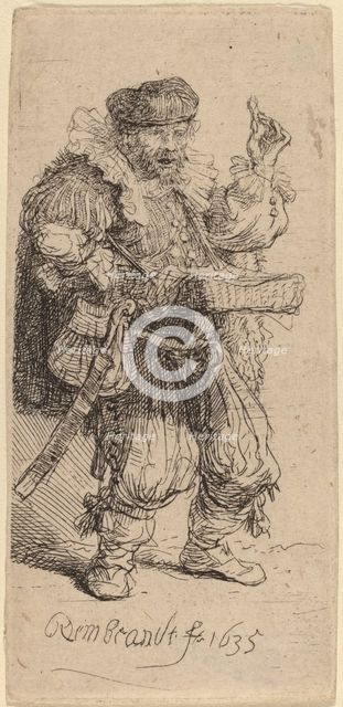 The Quacksalver, 1635. Creator: Rembrandt Harmensz van Rijn.
