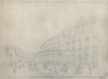 The Quadrant, Regent Street, 1822 (1920). Artist: Thomas Hosmer Shepherd
