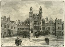The Quadrangle, Eton 1898. Creator: Unknown