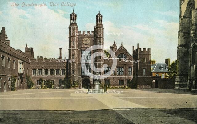 'The Quadrangle, Eton College', 1905. Creator: Unknown.