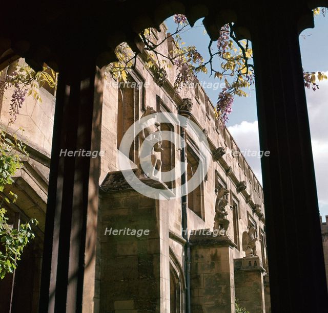 The Quadrangle of Magdalen College, 15th century. Artist: Unknown