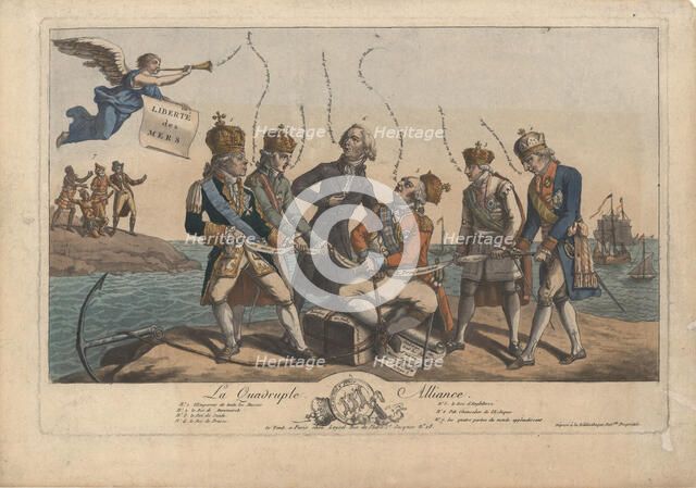 The Quadruple Alliance, 1800. Creator: Anonymous.