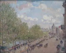 The Quai Malaquais and the Institute (de France), Spring, Sunlight (Fourth Series), 1903. Creator: Camille Pissarro
