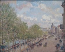 The Quai Malaquais and the Institute (de France), Spring, Sunlight (Fourth Series), 1903. Creator: Camille Pissarro