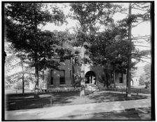 The Quartermasters building, M.M.A., Orchard Lake, Michigan, between 1890 and 1901. Creator: Unknown