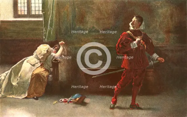 'The Quarrel', c1902. Creator: Unknown.