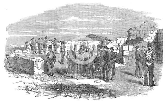 The Quarries Field, Head-Quarters of Lord Raglan, off Sebastopol, 1854. Creator: Unknown.