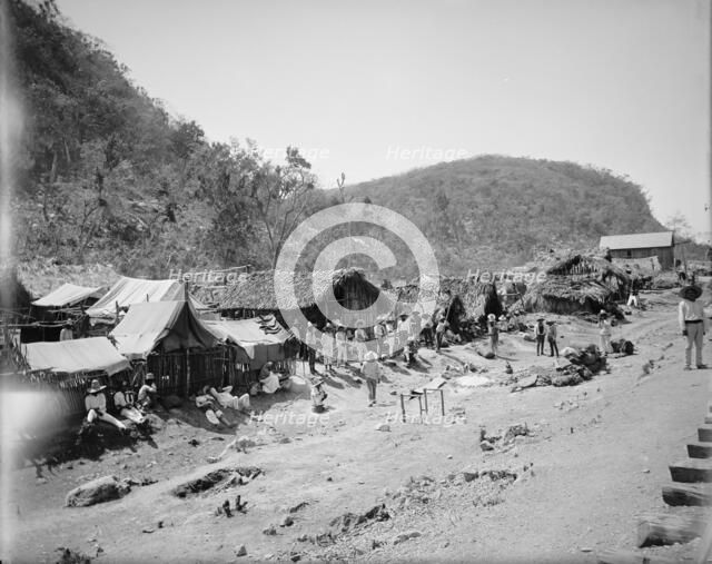 The quarry village of El Abra, between 1880 and 1897. Creator: William H. Jackson.
