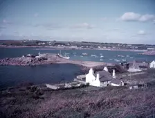 The Quay and St Mary's Pool, Hugh Town, St Mary's, Scilly Isles, c1955. Creator: Arthur Charles Kirby Ware