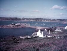 The Quay and St Mary's Pool, Hugh Town, St Mary's, Scilly Isles, c1955. Creator: Arthur Charles Kirby Ware