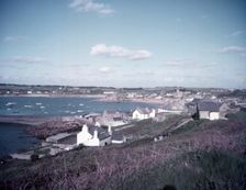 The Quay and St Mary's Pool, Hugh Town, St Mary's, Scilly Isles, c1955. Creator: Arthur Charles Kirby Ware