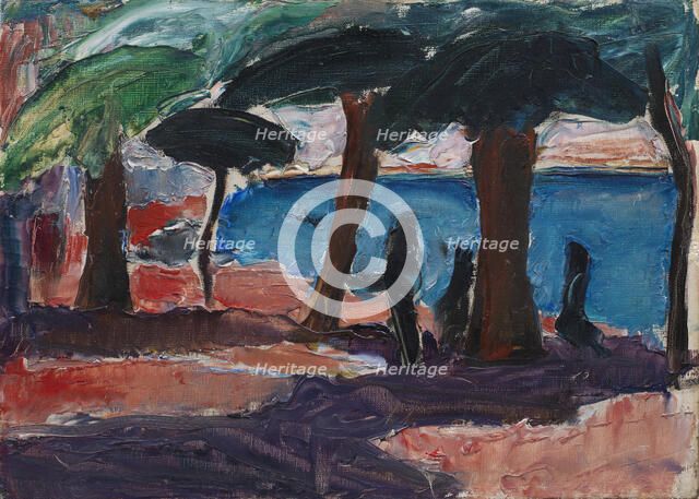 The Quay, Bandol, 1915. Creator: Jens Adolf Emil Jerichau.