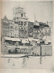 The Quay, Bristol c1918. Artist: Frederick Charles Richards