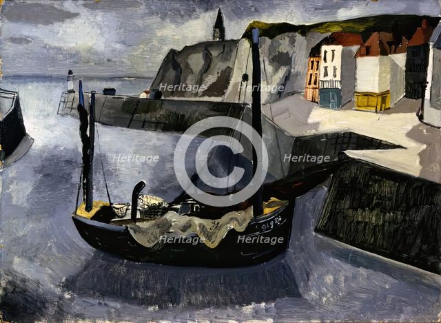 The Quay, Dieppe, 1929. Creator: Christopher Wood.