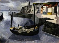 The Quay, Dieppe, 1929. Creator: Christopher Wood