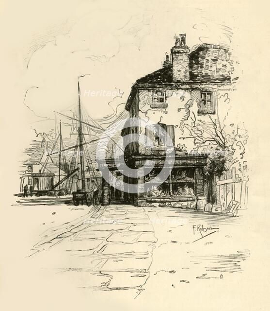 'The Quay, North Shields', 1928. Creator: F Robson.