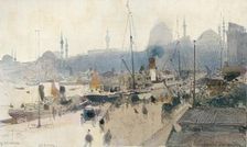 The Quay, Stamboul, 1902, (1906). Artist: G Kossiakoff