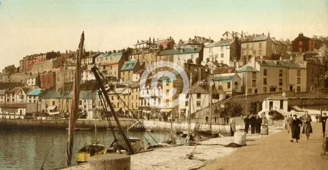 'The Quayside, Brixham', 1940s. Creator: Unknown.