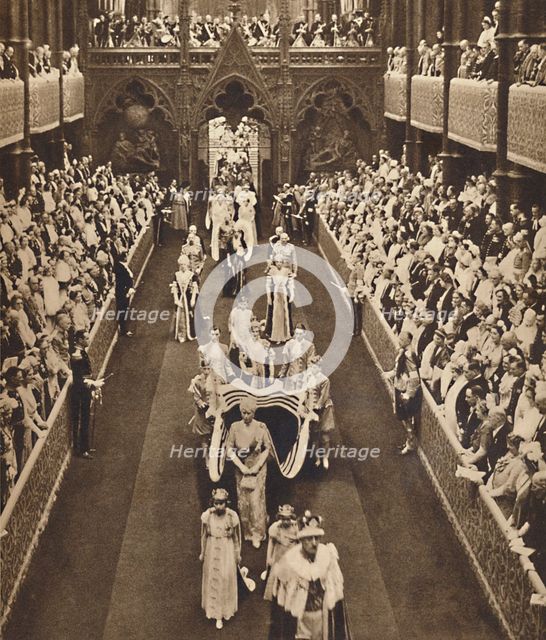 'The Queen Mother's Procession', May 12 1937. Artist: Unknown.
