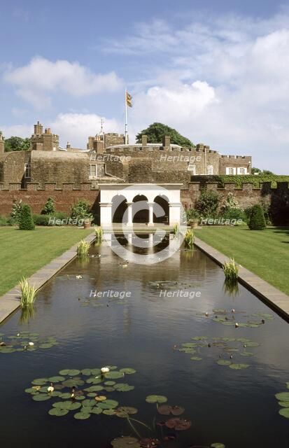 The Queen Mother's Garden, Walmer Castle and Gardens, Kent, 2004. Creator: Historic England Staff Photographer.