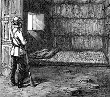 The Queen of Ashantee's bed, 1874. Creator: Unknown