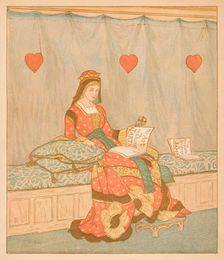 The Queen of Hearts, She made some Tarts 1880. Creator: Randolph Caldecott