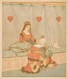 The Queen of Hearts, She made some Tarts 1880. Creator: Randolph Caldecott