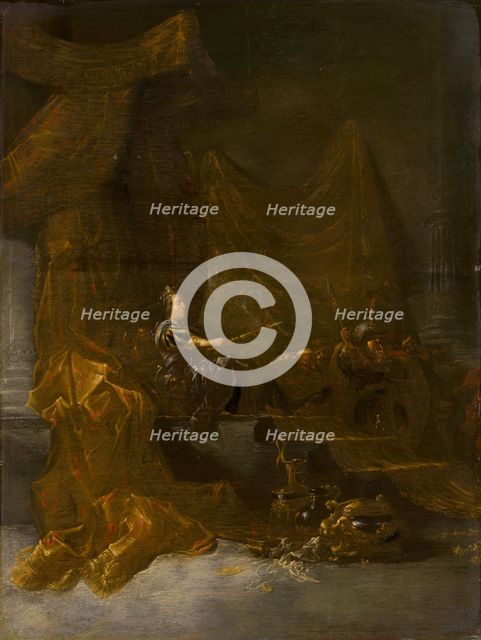 The Queen of Sheba before Solomon, 1640-1650. Creators: Pieter Symonsz Potter, Willem de Poorter.