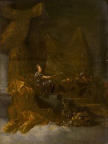 The Queen of Sheba before Solomon, 1640-1650. Creators: Pieter Symonsz Potter, Willem de Poorter