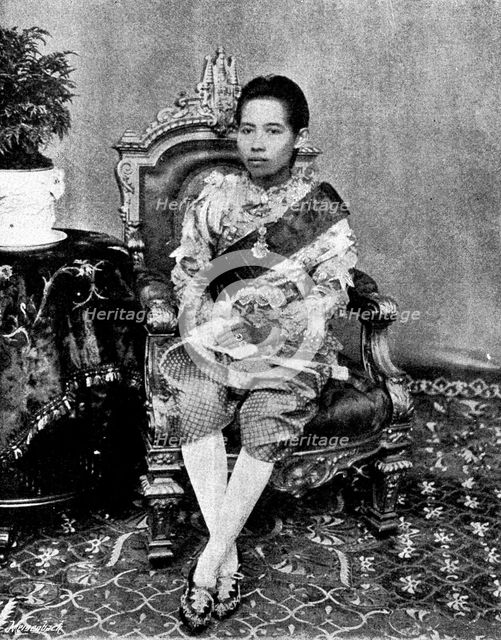 The Queen of Siam, 1895. Creator: George Meisenbach.
