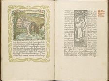 The Queen of the Fishes-Girl fishing for eels, 1894. Artist: Lucien Pissarro