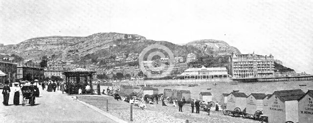 'The Queen of Welsh Watering-Places": the Promenade at Llandudno, 1909. Creator: Unknown.
