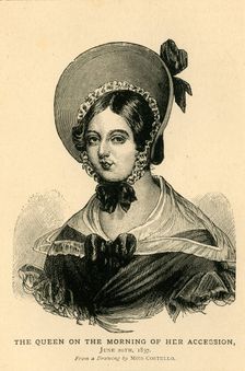 The Queen on the Morning of Her Accession, June 20th, 1837 (c1897). Creator: Unknown