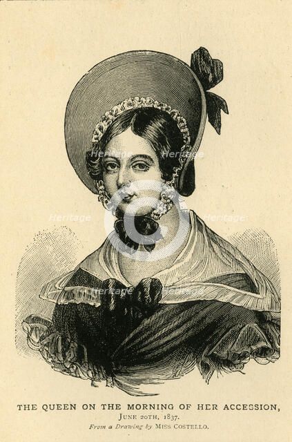 'The Queen on the Morning of Her Accession, June 20th, 1837', (c1897). Creator: Unknown.