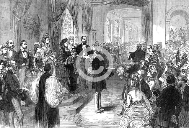 The Queen opening St. Thomas's Hospital, 1871. Creator: Unknown.