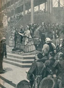 The Queen Opening The Crystal Palace 1906