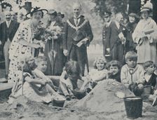 The Queen Opens a Children's Playground 1936, (1937). Creator: Unknown
