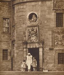 The Queen at Her Old Home Glamis Castle, c1936 (1937). Creator: Unknown