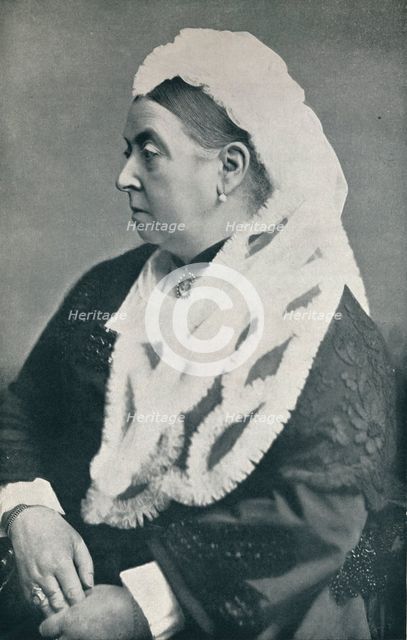 'The Queen at the age of sixty six', c1885, (1901). Artist: Alexander Bassano.