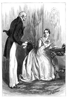 The Queen and the Deserter's Death Warrant, c1850s, (1900)