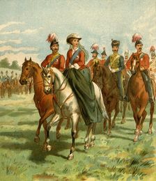 The Queen and the Prince Consort at a Review . Creator: Unknown