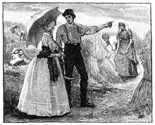 The Queen and the Reapers at Blair Castle, c1840s, (1900)