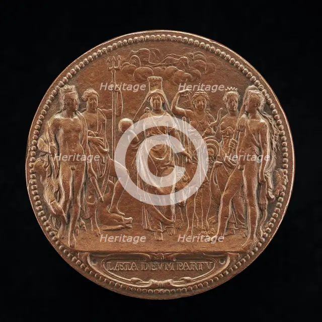 The Queen as Mother of the Gods [reverse], 1624. Creator: Abraham Dupre.