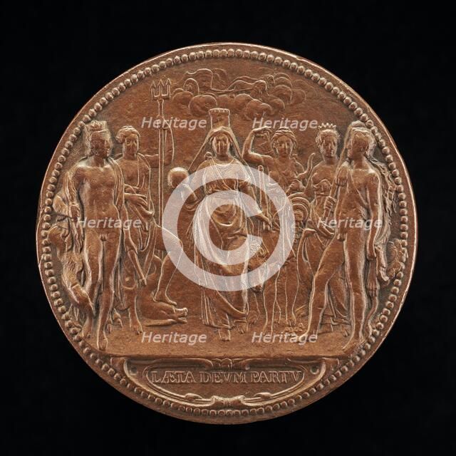 The Queen as Mother of the Gods [reverse], 1624. Creator: Abraham Dupre.